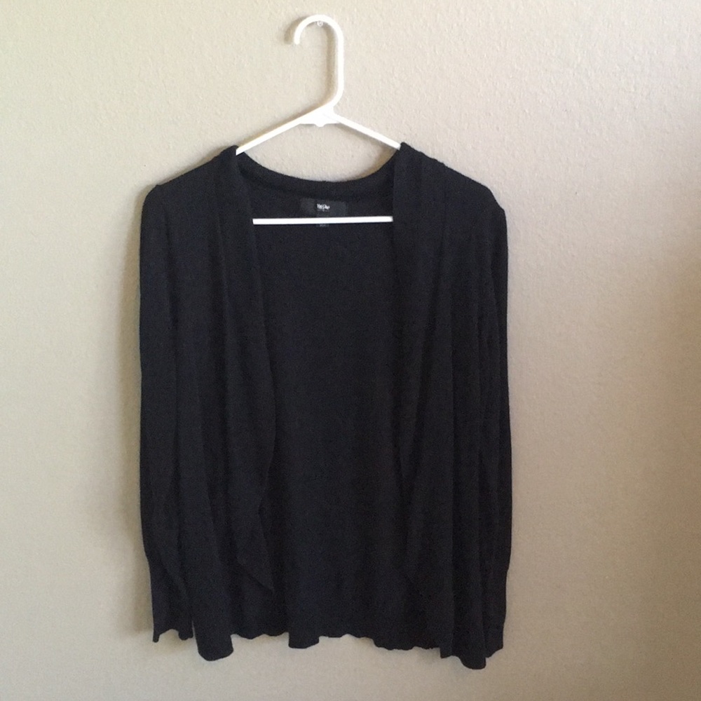 Black cardigan